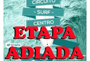 Mau tempo força adiamento da 4.ª etapa do Circuito Surf do Centro