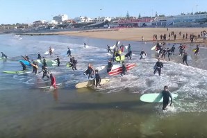 ÚLTIMA HOMENAGEM A “BIRRO” NA PRAIA DE CARCAVELOS