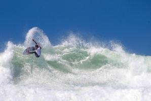 Miguel Blanco em ação durante a tarde de hoje