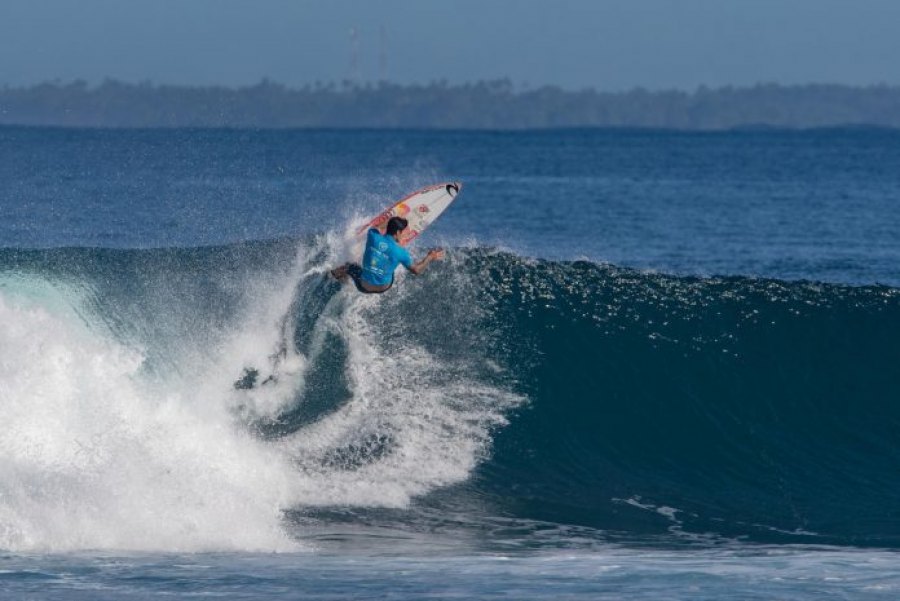 Gabriel Medina durante o Krui Pro 2019 em Sumatra - Indonésia