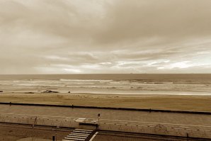 Imagem da Marginal de Matosinhos que se encontra fechada