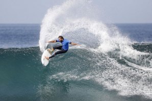 Frederico Morais a competir em Bells em 2017.