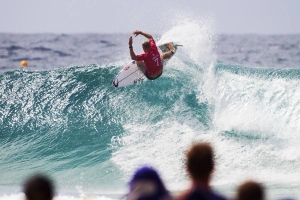 A licra número 7 de Mick Fanning foi um sucesso.