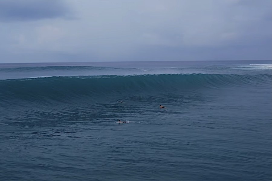 Lances Right gigante com Nathan e Ivan Florence, Eli Olson e Koa Rothman