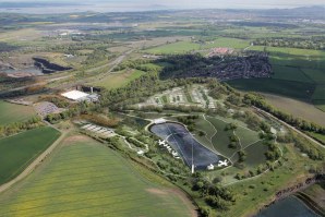 O local onde poderá vir a ser construída a Wavegarden escocesa.