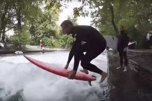 River Surfing com Mick Fanning em Munique