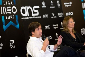 No início do ano, em Lisboa, durante a apresentação da Liga MEO Surf 2018.