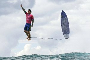 Gabriel Medina durante Paris 2024