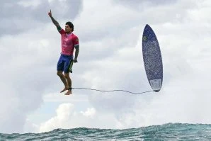 Gabriel Medina durante Paris 2024