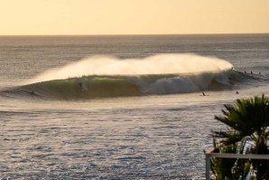 Carcavelos após a grande ondulação de sexta feira 25 de Novembro