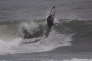 O treino de Medina ontem em Newcastle