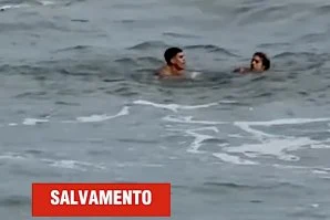 momento do salvamento