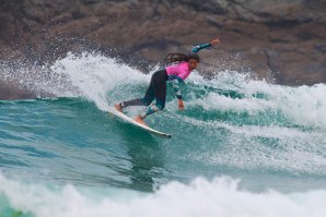 Em grande forma, Teresa Bonvalot alcançou hoje os 1/4 de final da competição. 