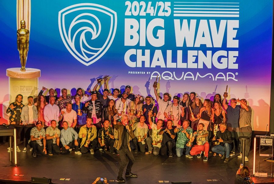 Surfistas de ondas gigantes premiados com ondas em Mavericks, Jaws e Austrália; Nazaré fica de fora dos galardões de 24/25