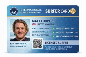Surfer Card