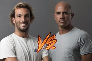 Frederico Morais vs. Kelly Slater, o confronto que se segue.