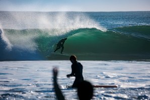 O surf em Carcavelos absolutamente de gala - esta sexta feira 7-01-2022