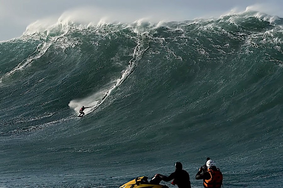 O maior swell da temporada chegou à Nazaré — e o GoBBIGER Team estava lá no “Despertar do Canhão”