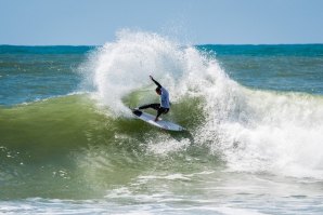 Vasco Ribeiro em ação hoje à tarde.