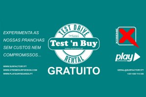 Teste Drive Surfactory no Espinho Surf Destination e Caparica Primavera Surf Fest