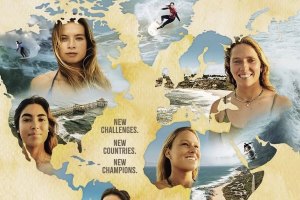 Kika Veselko em destaque na nova série "Surf Girls: International", já disponível na Prime Video