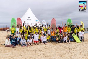 O ambiente vivido no passado sábado na Praia da Rocha. 