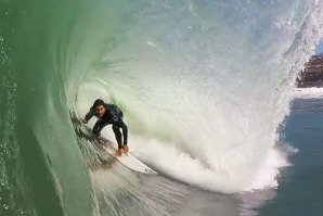 Primeiro swell de outono nos Coxos