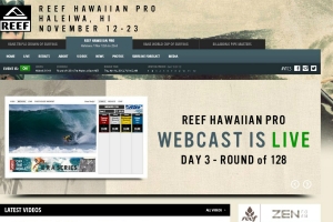 O REEF HAWAIIAN PRO ESTÁ ON!