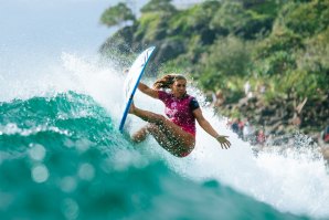 A norte-americana Sage Erickson num momento bem plástico.