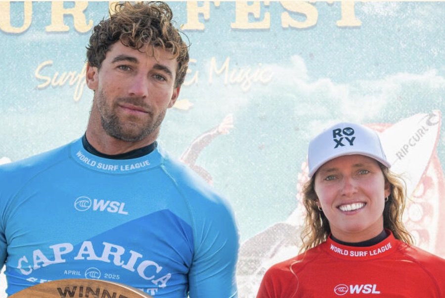 Francisca Veselko e Jorgann Couzinet vencem o Caparica Surf Fest 2025