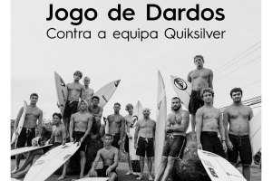 Desafia os atletas da equipa Quiksilver para um jogo de dardos, amanhã na On Board Surfshop
