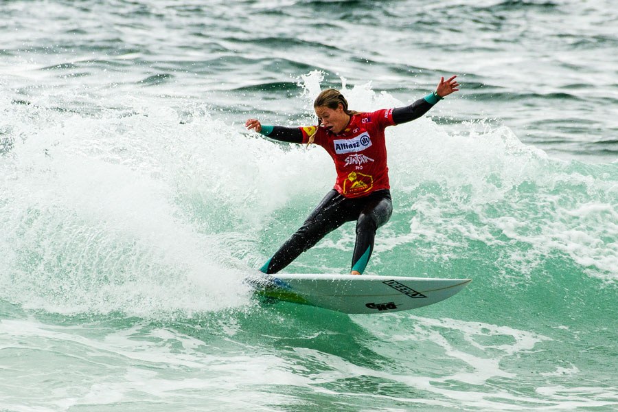 Camilla Kemp preparada para a ação no México.