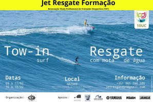 Formação Tow-in e Resgate com Mota de Água na Nazaré