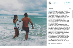 A partilha de Owen no Instagram.