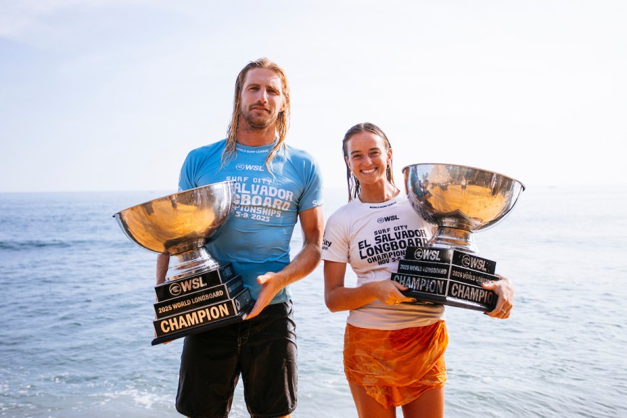 Rachael Tilly e Kai Ellice-Flint são os novos Campeões Mundiais de Longboard 2025 Rachael Tilly e Kai Ellice-Flint são os novos Campeões Mundiais de Longboard 2025