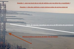 Estrutura montada em Espinho levanta preocupação: Surftotal investiga possível obra na Praia dos Pescadores