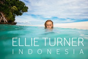 Ellie Turner, a vice-campeã europeia Pro Junior, na Indonésia