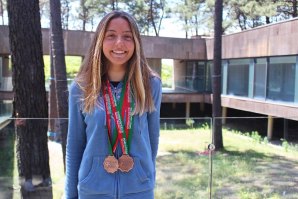 Mariana Gonçalves no Centro de Alto Rendimento de Surf de Viana do Castelo.