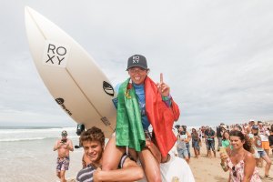 Francisca Veselko com muitos motivos para sorrir