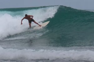 SURFING BIG WAVE FIRST ON NOVEMBER. BINGIN BEACH BALI