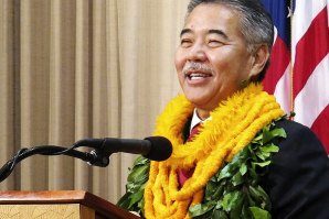 David Ige está comprometido em melhorar o clima mundial. 