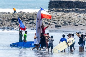França vence nos ISA Mundiais de Longboard 2025 em El Salvador, Portugal fica em 10º lugar