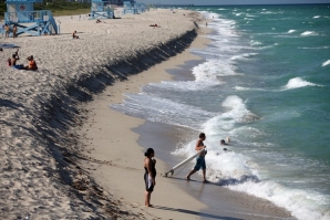 Praias com cada vez menos areia