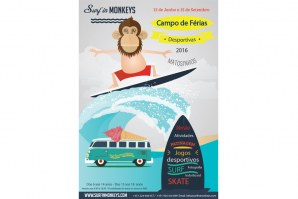 CAMPO DE FÉRIAS COM A SURF IN MONKEYS