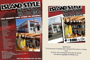 ISLAND STYLE SURF SHOP PROCURA COLABORADORES