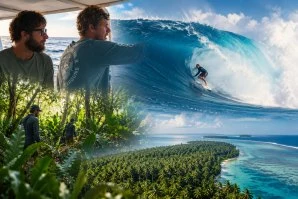 John John e Nathan Florence encontram um slab de sonho no meio do nada