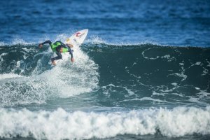 Miguel Blanco durante o evento de 2018. Foto: WSL / DAMIEN POULLENOT