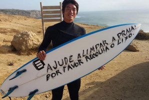 Kanoa Igarashi, mais um surfista do CT a fazer a diferença em Portugal. 