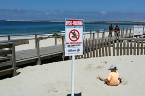 Surf proibido na Barra e Costa Nova em Aveiro