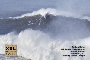 NAZARÉ COM DUAS ONDAS FINALISTAS NOS XXL BILLABONG AWARDS